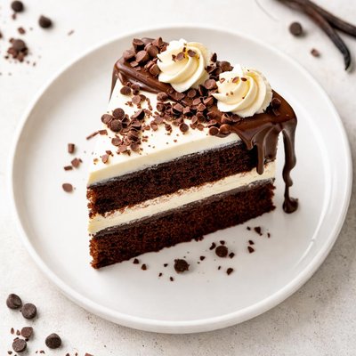 Vanilla chocolate cake