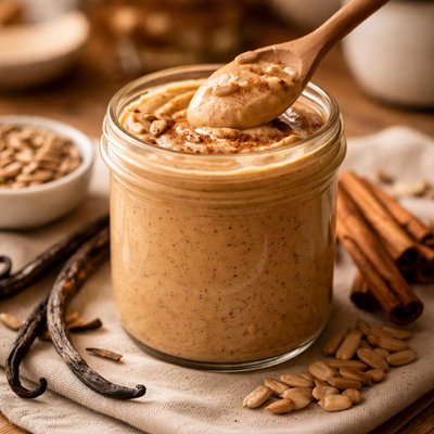 Vanilla cinnamon sunflower seed butter