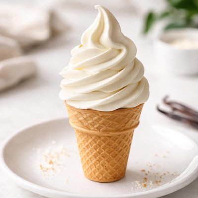 Vanilla cone