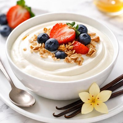Vanilla greek yoghurt