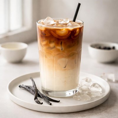 Vanilla ice latte