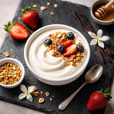 Vanilla low fat yogurt