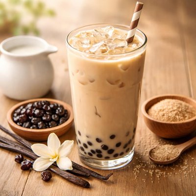 Vanilla milk tea