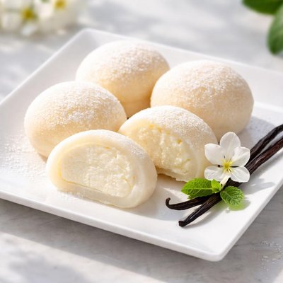 Vanilla mochi