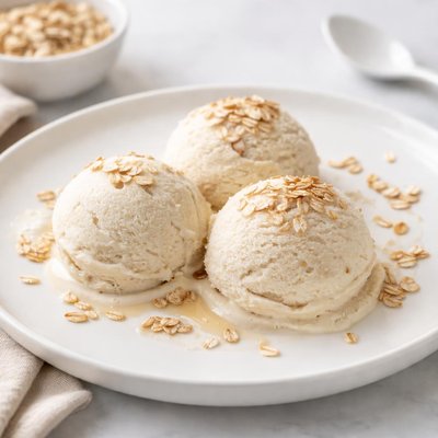Vanilla oat ice cream