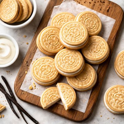 Vanilla oreo cookies