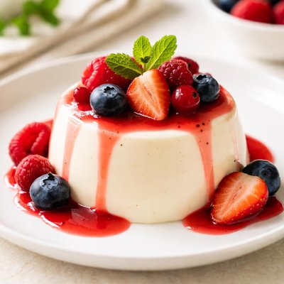 Vanilla panna cotta