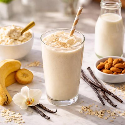 Vanilla protein milk