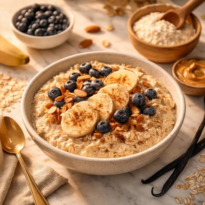 Vanilla protein oatmeal