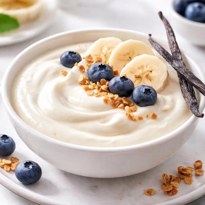 Vanilla protein yogurt