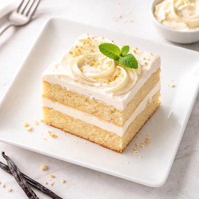 Vanilla spongecake with buttercream