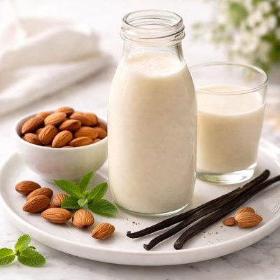 Vanilla unsweetened almond milk