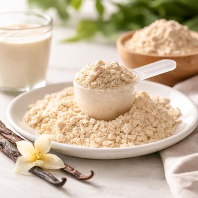 Vanilla vegan protein powder