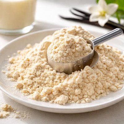 Vanilla whey protein powder