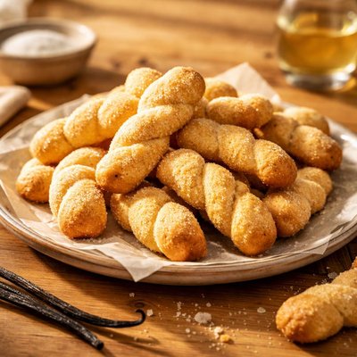 Vanilla wine biscuits