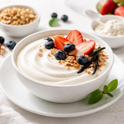 Vanlla protein yogurt