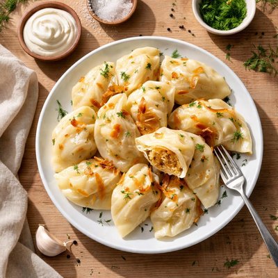 Vareniki with cabbage