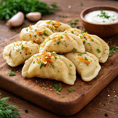 Vareniki with potatoes