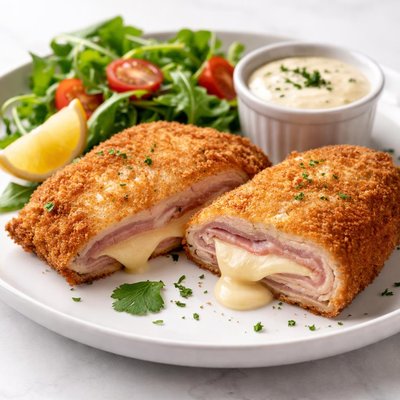 Veal cordon bleu