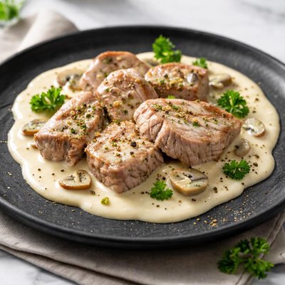 Veal in white sauce