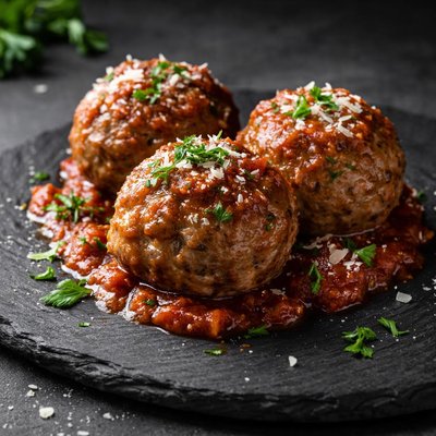 Veal meatball