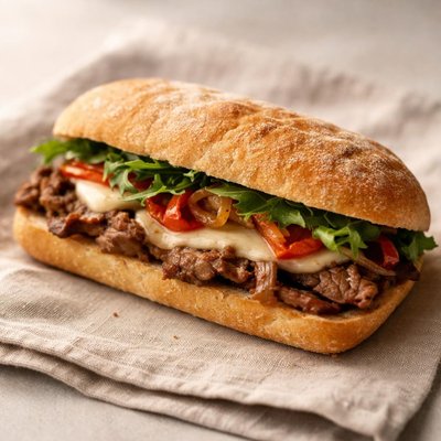 Veal panino
