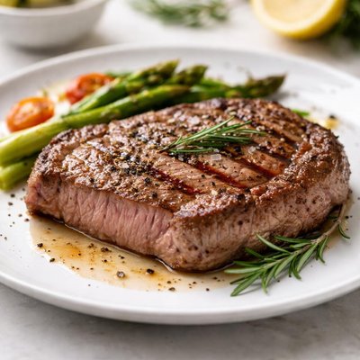 Veal ribeye steak