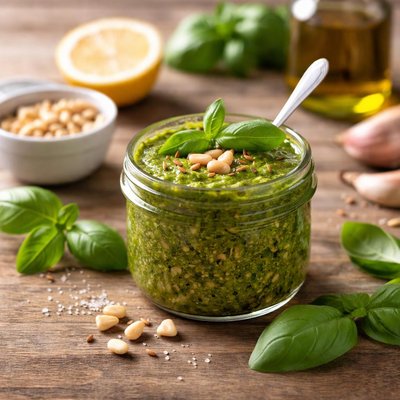 Vegan basil pesto