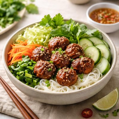 Vegan bun cha