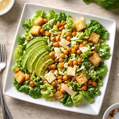 Vegan caesar salad