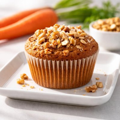Vegan carrot muffin