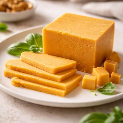 Vegan cheddar cheese