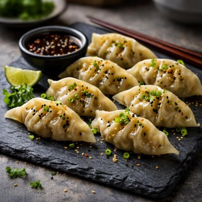 Vegan chinese dumplings