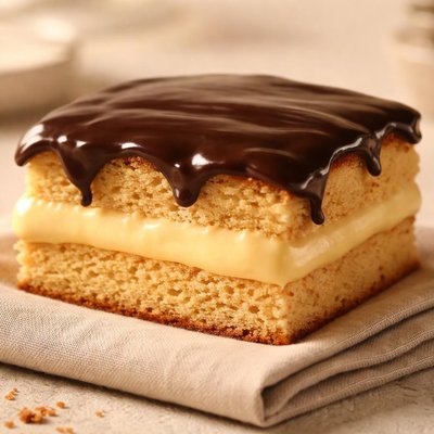 Vegan chocolate boston creme