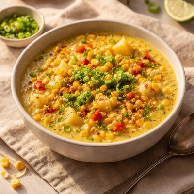Vegan corn chowder