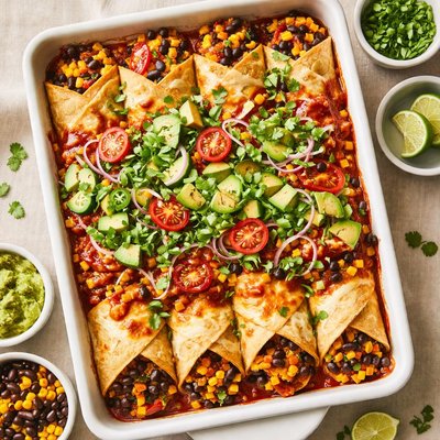 Vegan enchiladas