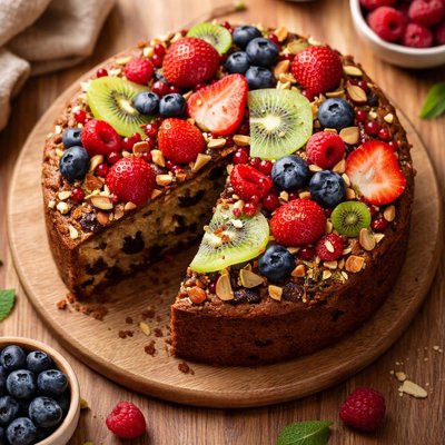 Vegan fruit cake