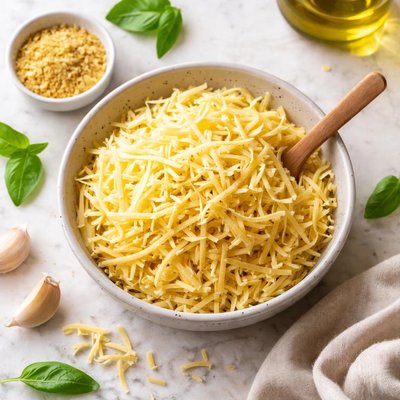 Vegan grated cheese