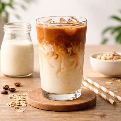 Vegan iced latte