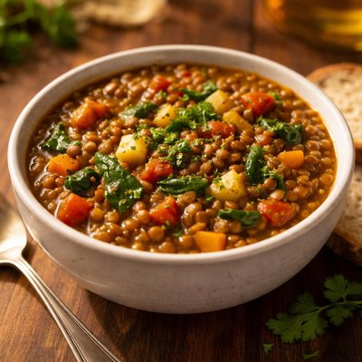 Vegan lentil stew