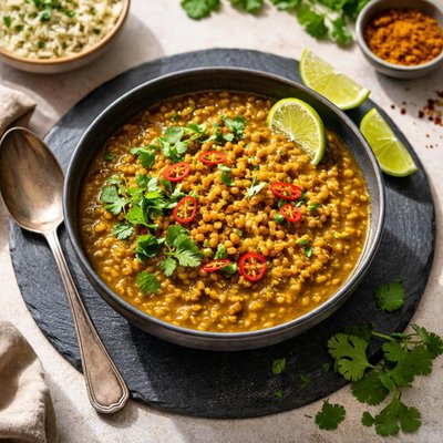 Vegan mung bean daal