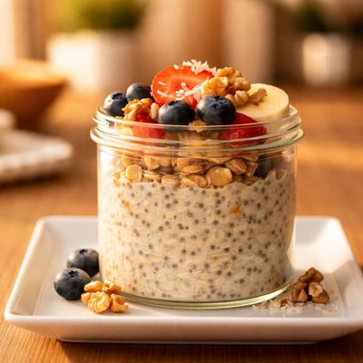Vegan overnight oats