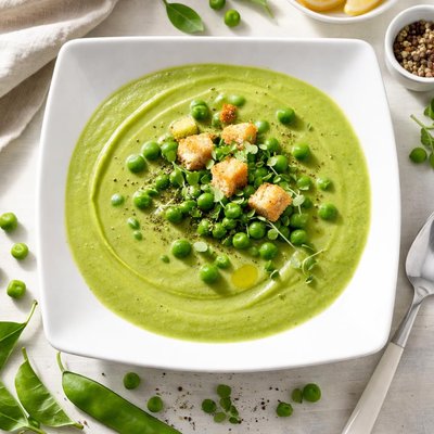 Vegan pea soup
