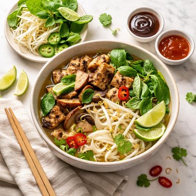 Vegan pho bo
