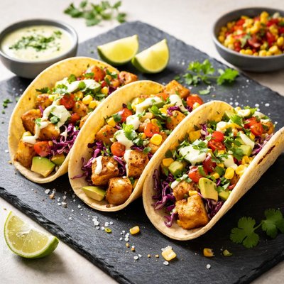 Vegan potato tacos