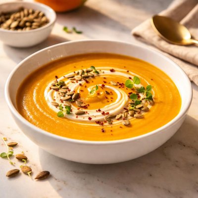 Vegan pumpkin soup