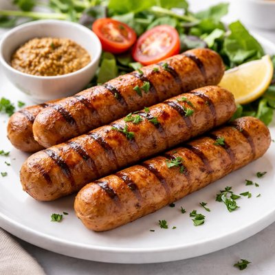 Vegan sausages