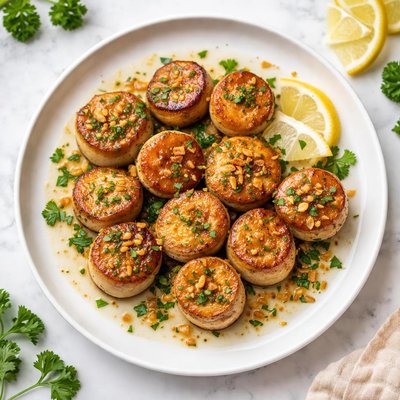 Vegan scallops
