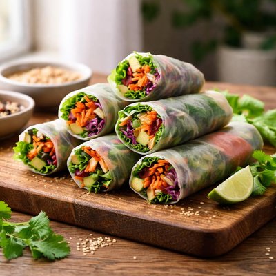 Vegan spring rolls