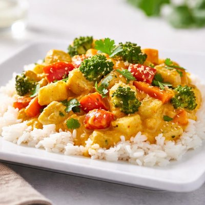 Vegan thai yellow curry sauce